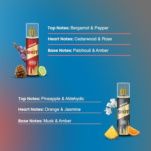 Image of LAYER'R SHOT Body Spray Combo for Men, 50ml Pack of 5 | Craze, Game, Power, Iconic & Imperial | Long-Lasting Deodorant Set with Bold, Fresh, Warm & Spicy Fragrance | Perfect All Day Freshness & Every Occasion