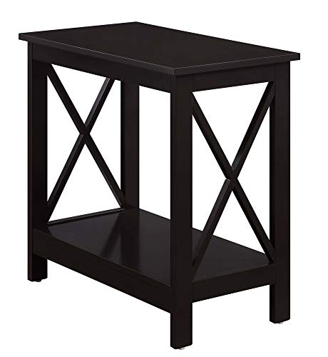 Convenience Concepts Oxford Chairside End Table with Shelf, 