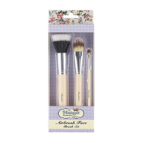 The Vintage Cosmetic Company Airbrush Make-Up Brush Set Cover