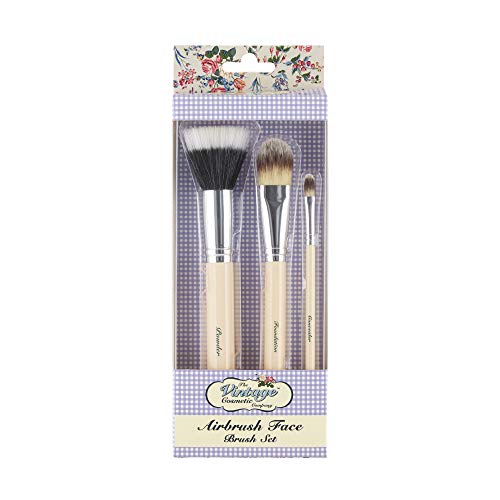 Image of The Vintage Cosmetic Company Airbrush Make-Up Brush Set