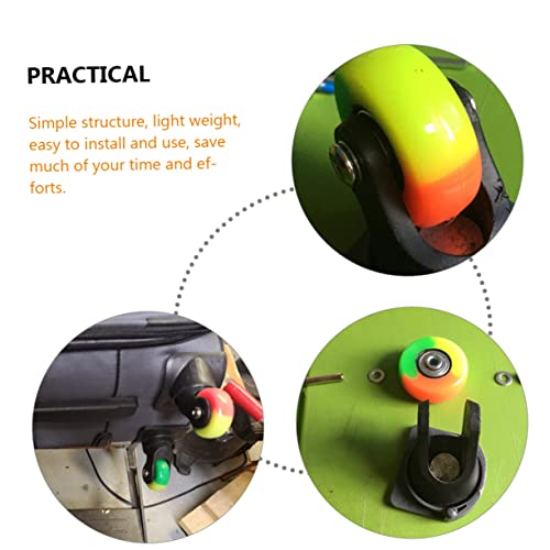 VILLCASE 4 Conjuntos De Bagagem Roda Universal Rodas Peças De Rodas Para Substituição De Bagagem Rod