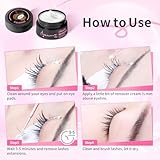 Beauty7 Eyelash Extension Glue Remover Cream Low Irritation and Fast Dissolution Eyelash Remover for Extensions Lash Remover Individual Eyelash Extension Cleanser - Image 5