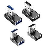 Conception coudée 90° gain de place: L’adaptateur usb coudé 90 degrés permet une connexion efficace dans les espaces restreints derrière un PC ou un ordinateur portable. Grâce à sa forme en angle droit, l’adaptateur usb à 90 degrés évite la torsion des câbles et protège le port USB. L’adaptateur usb a mâle vers femelle 90 degrés améliore la durabilité du câble et du périphérique connecté.