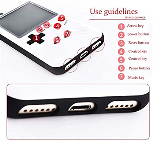 Capa Gameboy Tetris para iPhone 11 12 mini 6 6s 7 8 Plus Xs Max XR SE 2020 Capa para console de jogo