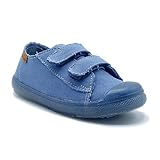  Zapatillas de Lona ecológica para niña y niño/Bambas Infantiles con aromaterapia antimosquitos/Calzado Infantil con Cierre de Velcro/fabricacion en España (Denim, Numeric_34)