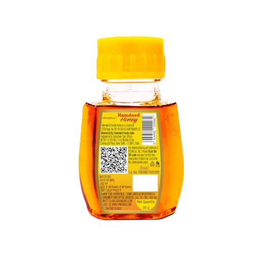 Image of Hamdard Honey with No Sugar Adulteration | Natural Immunity Booster | For Fitness & Health | 100% Indigenous | Rich in Antioxidants & Minerals 50 gm
