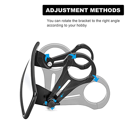 Dasen Utv Center View Mirror W/A-Pillar Rear Mirrors W/Grab Handle Set For 1.75" Horizontal Cross Bars Compatible With Polaris Rzr 570 800 900 1000 Xp Kawasaki Arctic Cat #TOP3