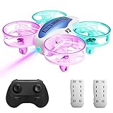 RiskOrb LED Mini Drone for Kids,Toy Drones,360° Rotation,3D Flips,3 Speeds,One-key Start/Land,Xmas T