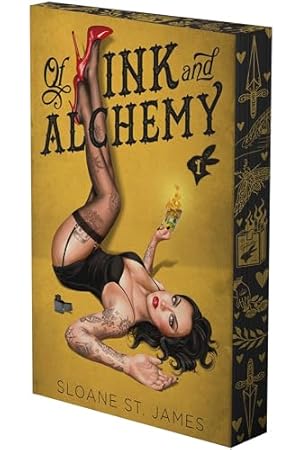 Book cover Of Ink and Alchemy: A Dark Romance (Deluxe Limited Edition) (The Black Rabbit, 1)