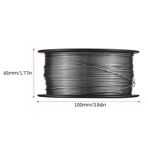MEIZHAUNG 0,03 polegadas 2lbs fio fluxado sem gás carretel de fio de solda fluxado auto-blindado 0.8