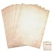 YOTINO 100 Sheet Stationery Paper, Old Fashion Aged Classic Vintage Antique Design, Double Sided, Perfect for Printing, Copying, Crafting, Tickets, Certificate, Invitations(8.5 x 11 Inches )