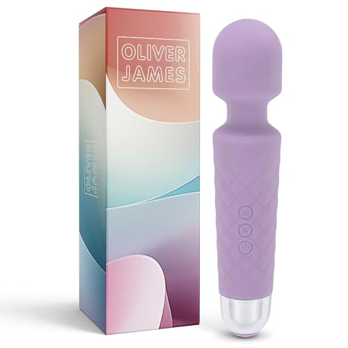 Image of Oliver James Wand Vibrator Sex Toy - 20 Patterns 8 Speeds Long Battery Life