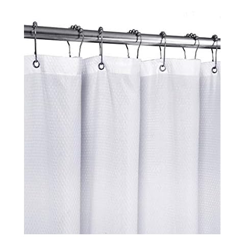 Home Queen Heavy Duty Waffle Weave Shower Curtain Cover