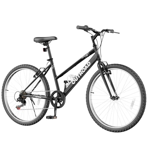 26 inch 7-Speed Commuter Bicycle,Hybrid Bicycle,Men’s