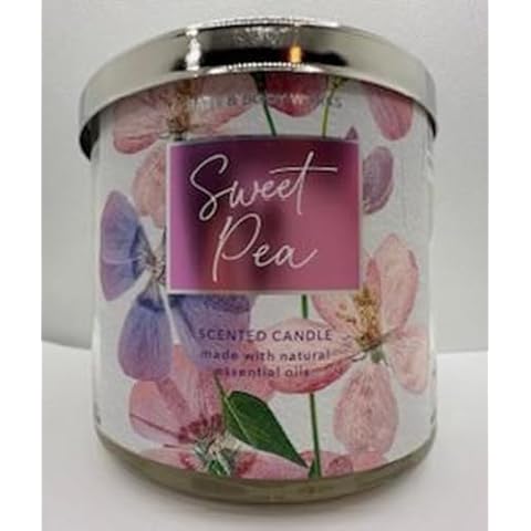 Generic Sweet Pea 3 Wick Candle Cover