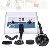 WhFKLca High Frequency G5 Cellulite Vibration Fat Burner, Whole Body Weight Loss Machine, with 5 Vibrating Massage Heads, 9 Gears Vibration, Relieve Muscles Fatigue and Remove Puffiness