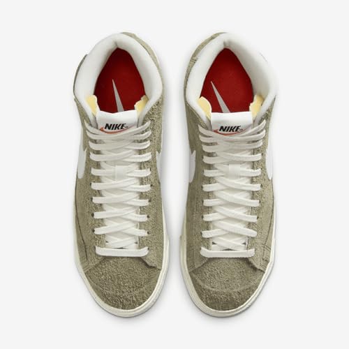 Nike Blazer Mid '77 Vintage Women's Shoes (DV7006-201, Medium Olive/Coconut Milk/Black/SAIL) Size 7.5