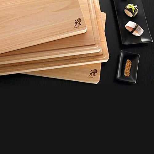 Tabla de cortar rectangular de madera Hinoki grande miniatura 5