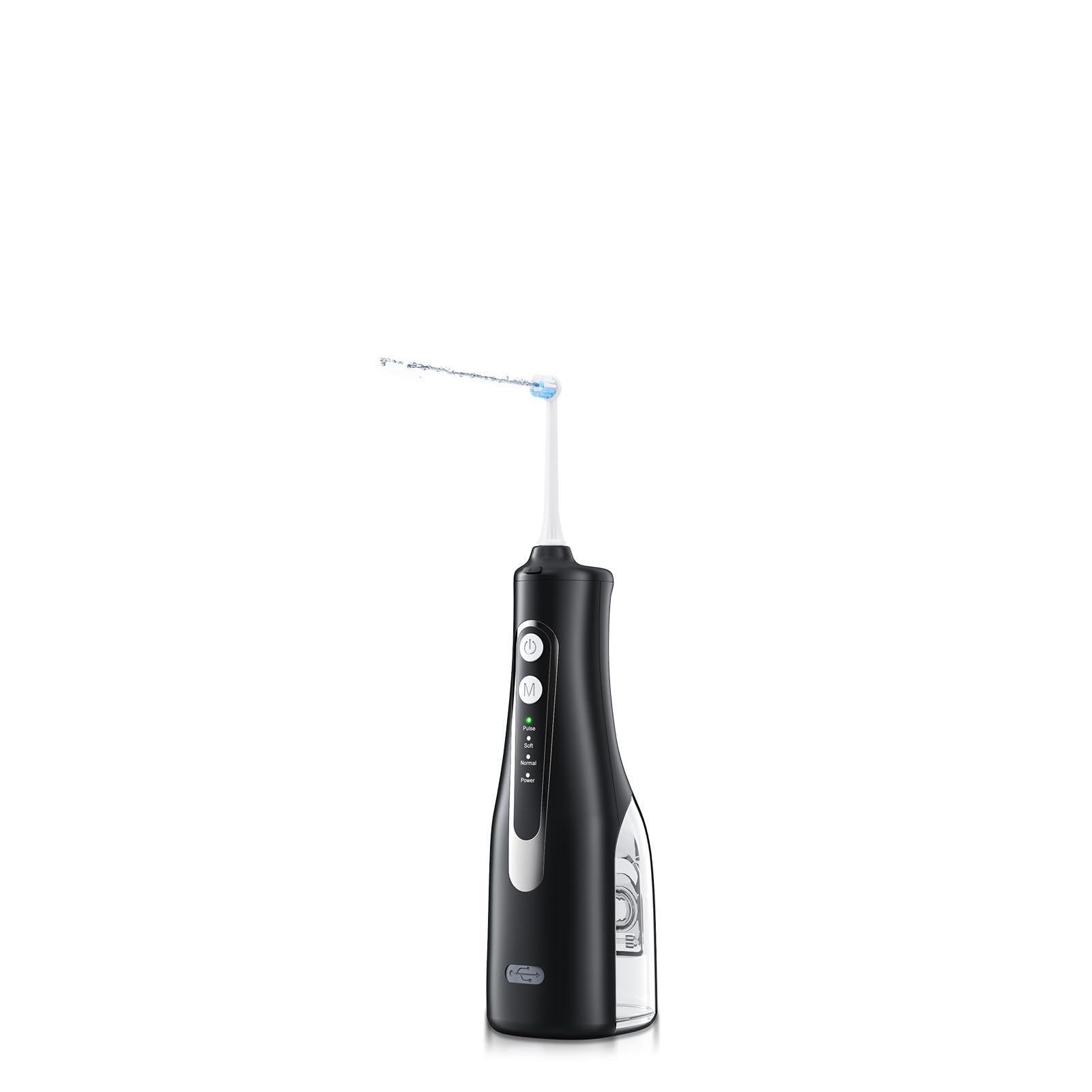 Photo 1 of Water Dental Flosser Teeth Pick - 4 Modes Cordless - Oral Irrigator - 300ML Portable and IPX7 Rechargeable Waterproof - Home and Travel Cleaning - Water Dental Piks Tooth Brush