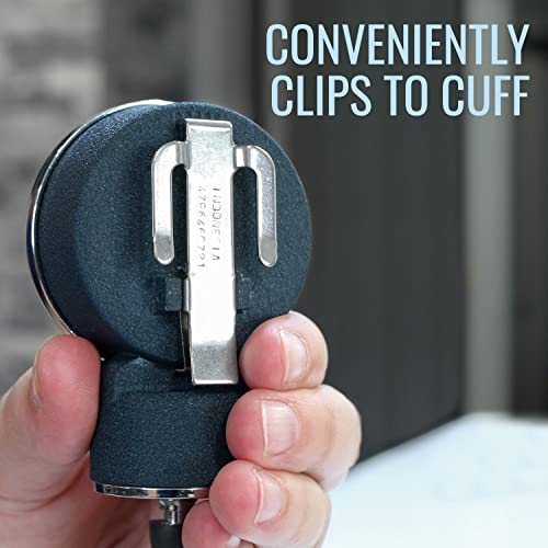 Mabis Precision Series Aneroid Sphygmomanometer Manual Blood Pressure Set With Calibratrated Nylon Cuff And Carrying Case, Thigh, Latex Free #TOP6