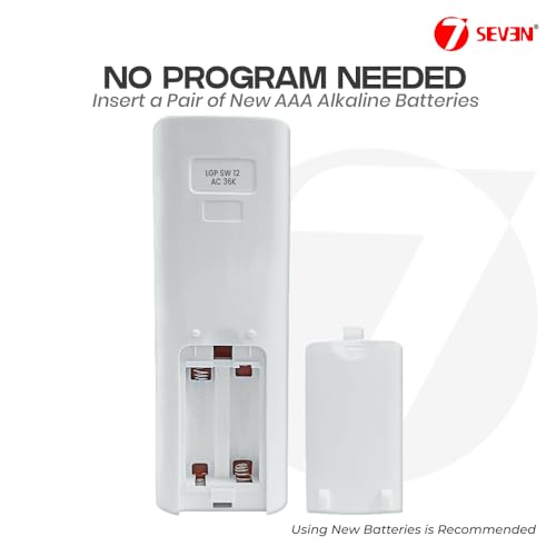 Image of 7SEVEN Compatible with Lg Ac Remote AKB75415306 Model 36K Suitable for Split 1 1.5 2 Ton Window and Cassette Air Conditioner