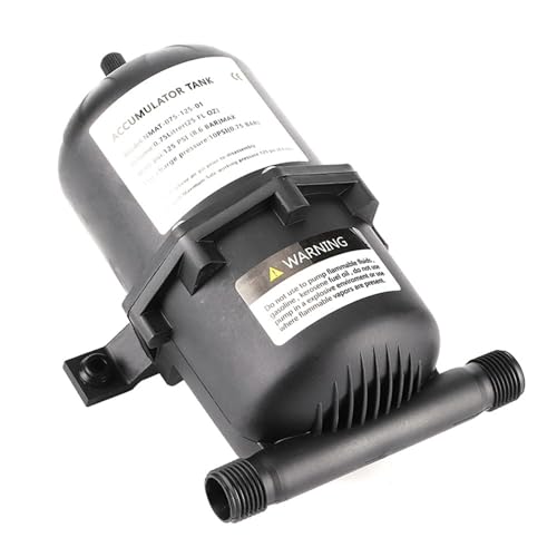Weikeya Druckwassertank, 0, 75 l Kapazit?t ohne L?rm, weicher Fluss, Mini Wasser Beweis Drucktank Yacht RV Wohnwagen Druckwassersystem