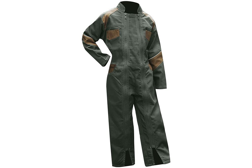 Cofan Buzo Kaki/Havane | Modelo Tournevis | para Niños | con Dos Cremalleras | Talla