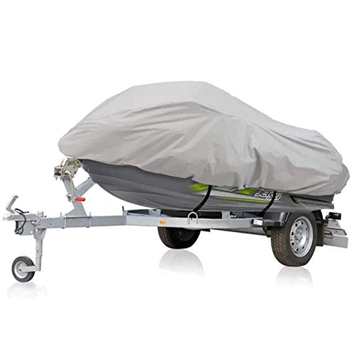 Housse de jet ski 210D Oxford grise pour remorque 96-102 pouces