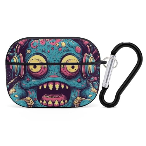 Airpod Pro ��2����/��1���ド�u�~���[�W�b�N�����X�^�[�P�[�X�J�o�[ �ϏՌ��ی�P�[�X �L�[�`�F�[�������O�t�� ���h�~ �n�[�hPC �t���h���b�v�w�b�h�z���P�[�X �j�����p �u���b�N