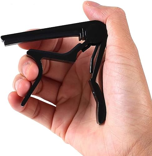 Image of Imaginea Guitar Capo for Acoustic Electric Guitar One Handed Trigger Quick Change Guitar Metal Capo for Ukulele, Electric and Acoustic Guitars with 5 Picks