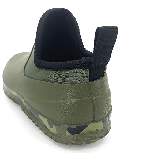 Image of SYLPHID Men's Garden Shoes Women's Rain Shoe Waterproof Neoprene Camp Booties for Camping, Lawn Care, Gardening and Yard Work