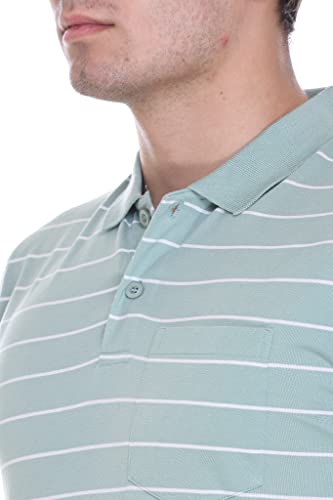 Image of GODFREY Half Sleeve Cotton Polo T Shirt for Man with Pocket - Regular fit Men Tshirts
