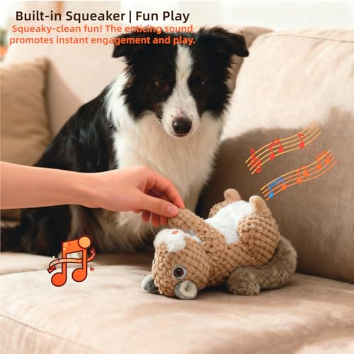 Juguete de Peluche para Perro 2-Pack (Mono + Ardilla) miniatura 4