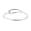 Lucky Brand Women's Modern Simple Life Silver Cuff Bracelet, One Size