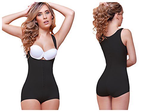 Vedette Women's Ariana High Back Wide Strap Shaper - Black/L (38) #TOP2