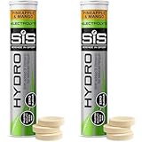 Science in Sport Hydro Electro, más electrolitos, hidratante en tabletas, Sin gluten, Sin azúcar, Piña y Mango, 20 tabletas (Paquete de 2)