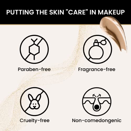 Fièra Luxury Concealer & Skincare - 2-In-1 All Day Coverage With Anti-Aging Ingredients - 0.5 Fl. Oz./ 15Ml Deep Color #TOP5