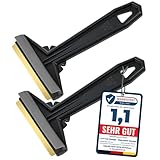 Car Ice Scraper Brass Blade - fast, easy & efficient - [ 2 Pack ] Brass Ice Scraper...