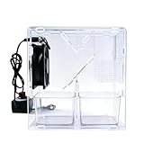 Séparateur de Graines pour Oiseaux | Vitesse réglable avec 2 bacs,Séparateur de graines avec bac de collecte - Pour Perruches Perroquets Inséparables Conures Sereins Indoors