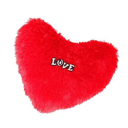 Image of 32cm Red Love Heart Pillow Soft Toy for Kids Couple Gift Plush ToysCuddly Stuffed Cute Loving Present Plushie Safe & Huggable Gifts for Friends, Babies Boys & Girls