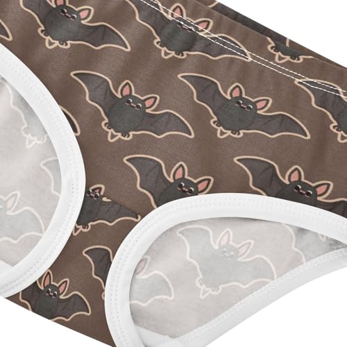 Girls' Underwear Cute Bats Brown Toddle Brief Panties 23014554