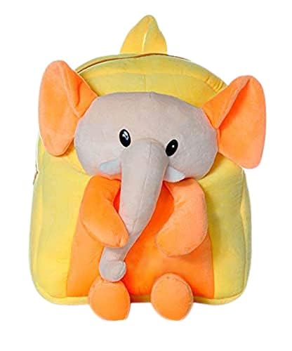 Image of Frantic Soft Cartoon Design Animal Velvet Plush School Backpack Bag For 2 To 5 Years Boys Girls Nursery Preschool Picnic Carry Travelling Bags (2-5 Years)