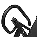 YUNLAIGOTOP Inversion Table, Gravity Heavy Duty Inversion Table, Extended Ankle Lock Handle with Headrest & Adjustable Safety Belt, 330.7 Lbs Load Capacity, Back Pain Relief Kit - Black