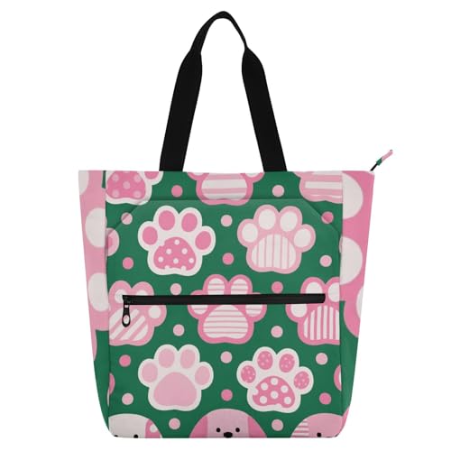 Sac de piano rose chien tissé parfait pour l'école et les cours de musique de votre enfant