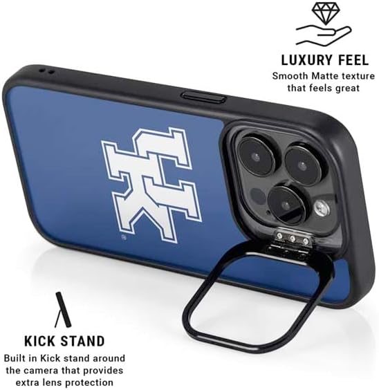 Skinit Kickstand Phone Case Compatible with iPhone 16 Pro Max - Officially Licensed University of Kentucky UK on Blue Design