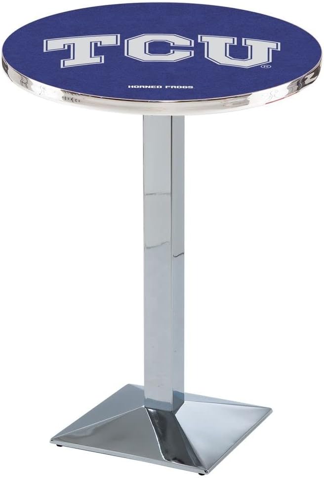 Holland Bar Stool Co. L217-42" Chrome TCU Pub Table with 36" Dia. top