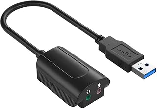 Usb7.1 Sound Card External Independent Sound Card USB3.0 To 3.5MM Output Microphone Input Adapter USB Output Converter