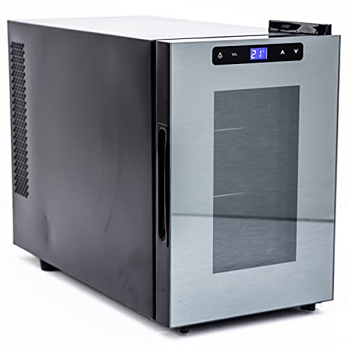 Avanti WCT6C4S Wine Cooler Refrigerator with 6 Bottle Capacity