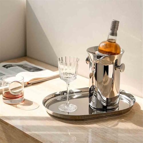 Cubo de hielo elegante para champán: decoración sofisticada de hoteles y hogares 4