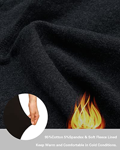 Idtswch 34/36/38/40 Long Inseam Mens Tall Sweatpants Fleece-Line Extra Long Joggers Pant with Zip Pockets4